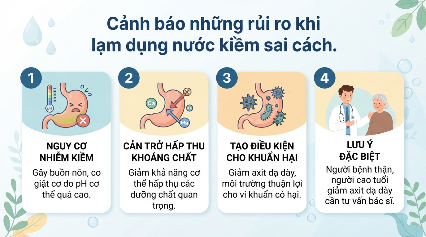 Nước ion kiềm là gì? Tác dụng và cách uống đúng, an toàn