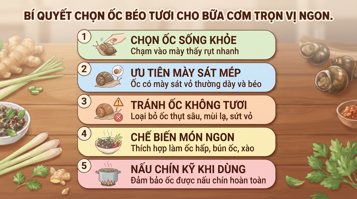 Ốc bươu có tác dụng gì? Lợi ích và lưu ý khi ăn