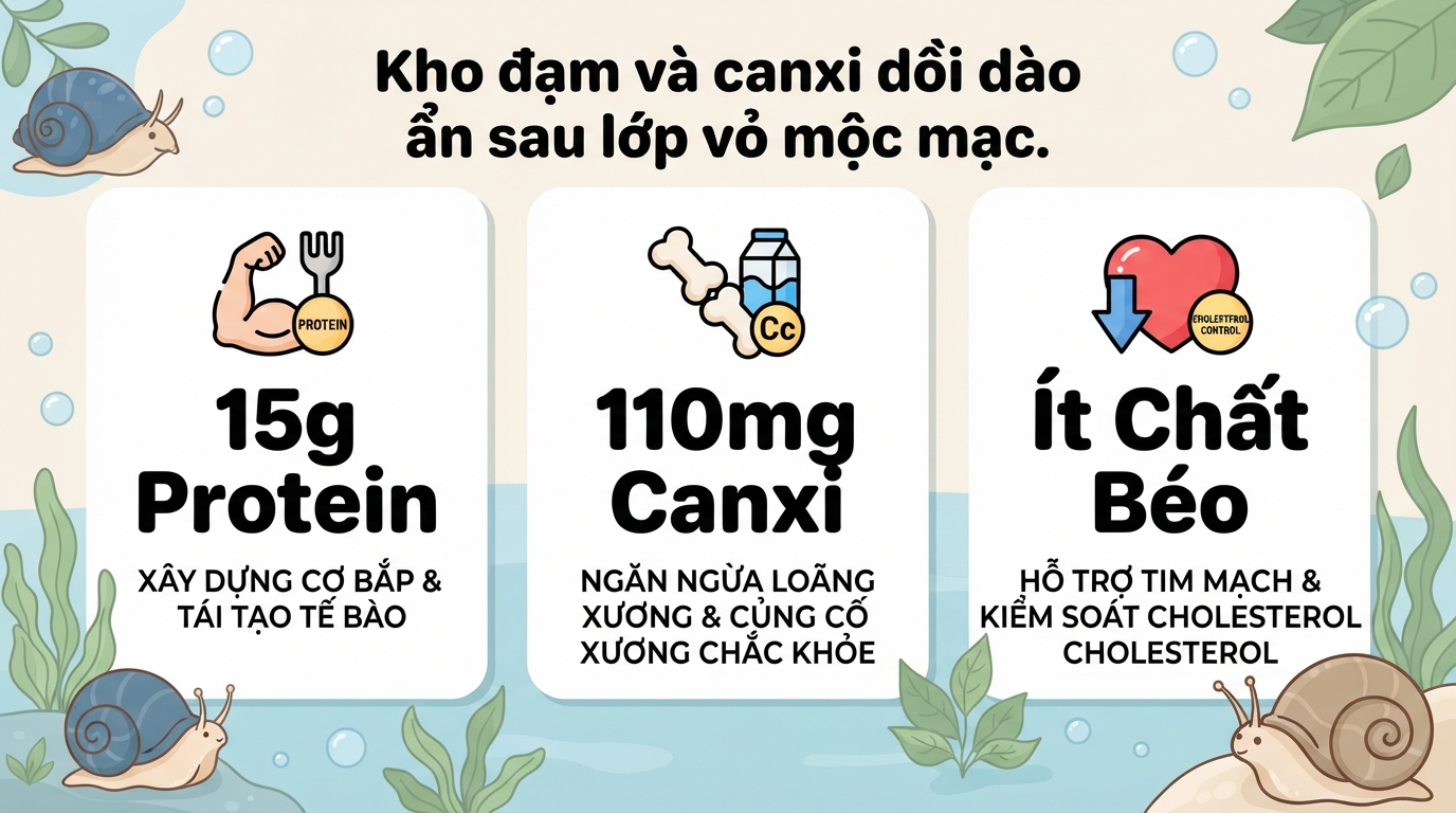 Ốc bươu có tác dụng gì? Lợi ích và lưu ý khi ăn