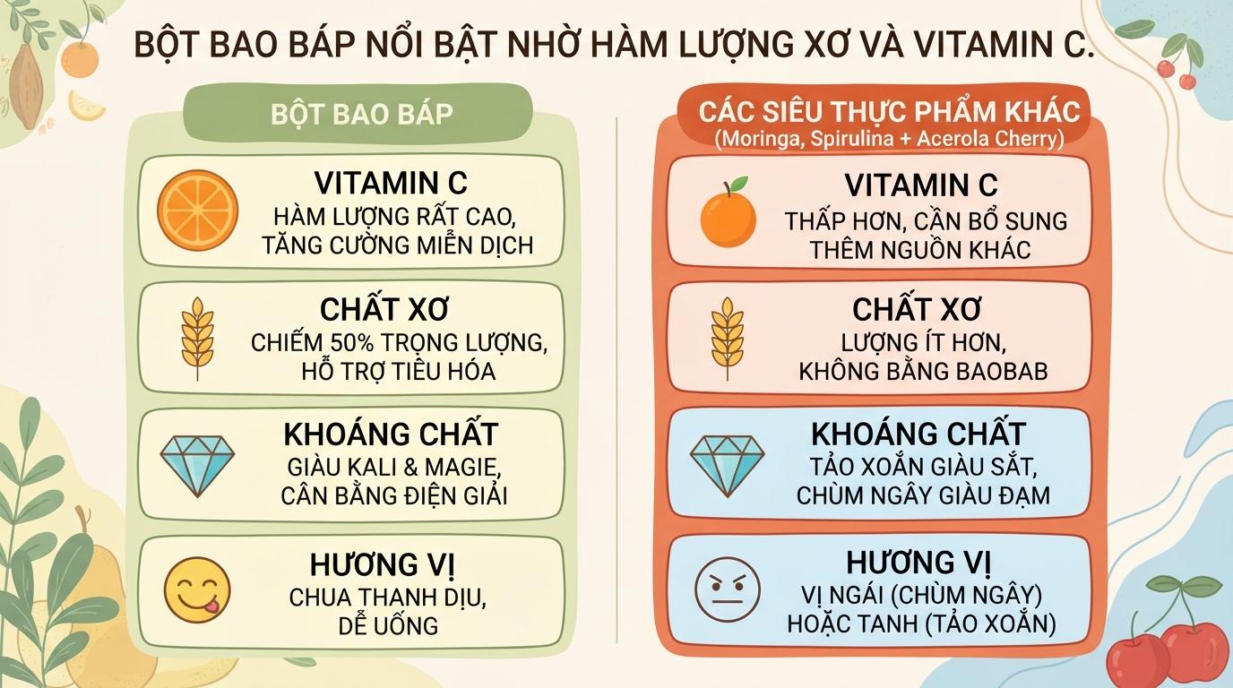 Cây bao báp là gì? 6 công dụng của cây baobab với sức khỏe