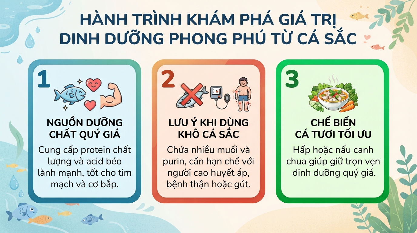 Cá sặc: Đặc điểm dinh dưỡng, tác dụng sức khỏe và cách dùng hợp lý