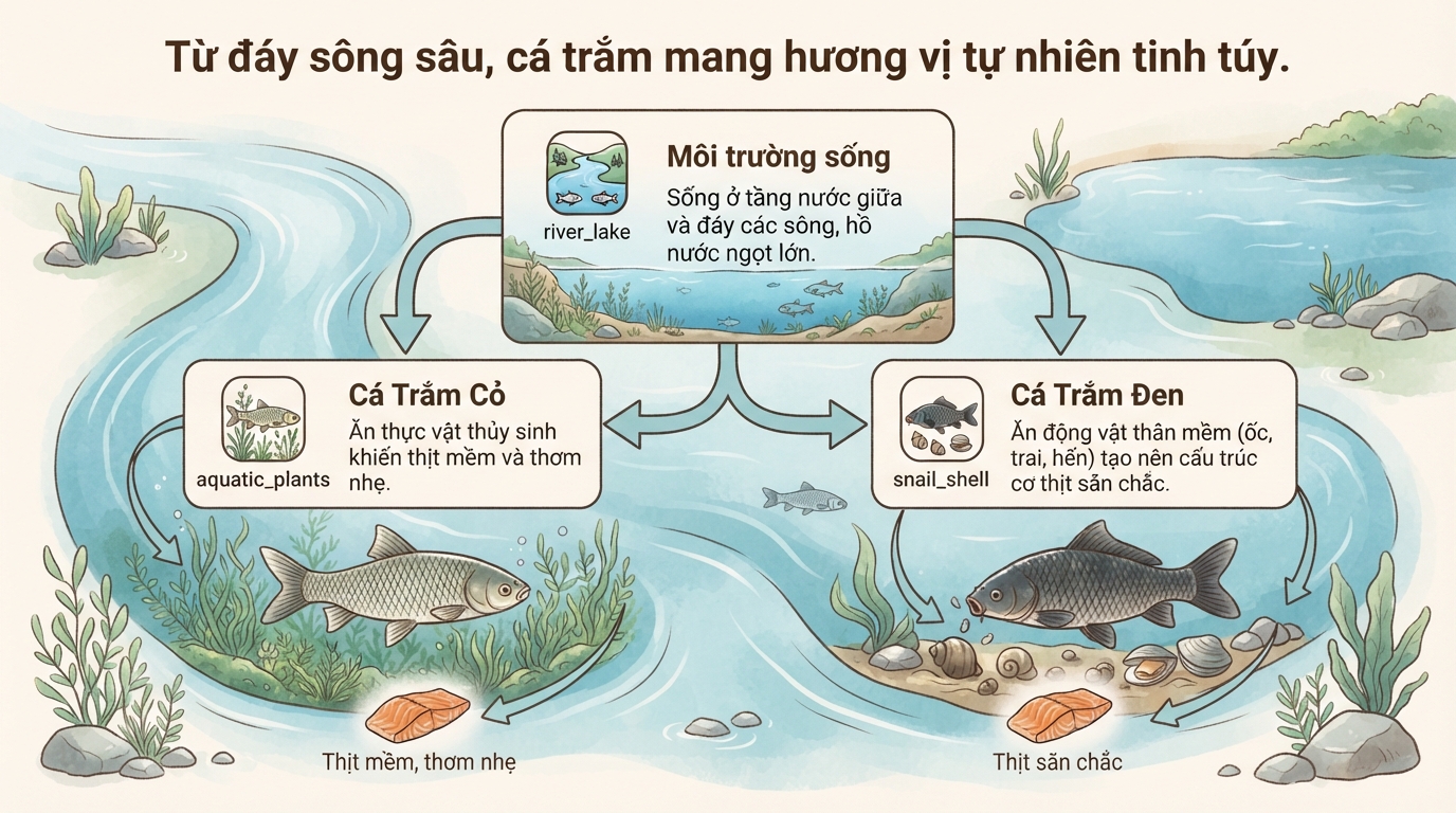 Cá trắm: Giá trị dinh dưỡng, tác dụng và lưu ý an toàn