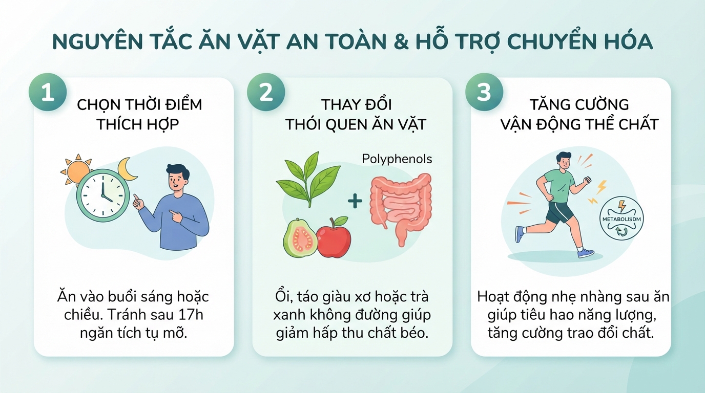 Polyphenol trong trà xanh hỗ trợ giảm hấp thu chất béo tại niêm mạc ruột.