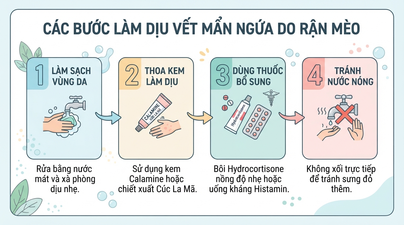 Rận mèo cắn người nguy hiểm không? Dấu hiệu và cách xử lý đúng cách