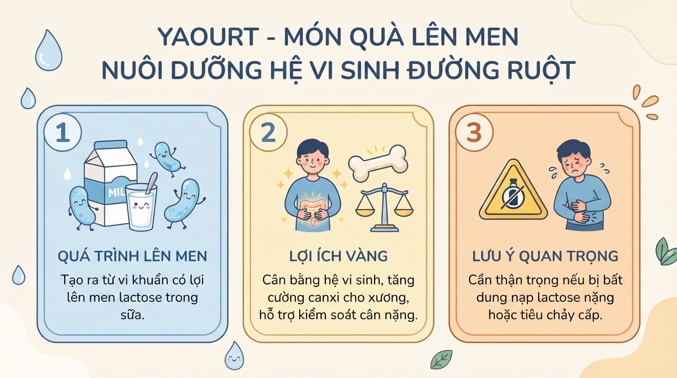 Yaourt là gì? Giá trị dinh dưỡng, lợi ích và cách sử dụng hợp lý