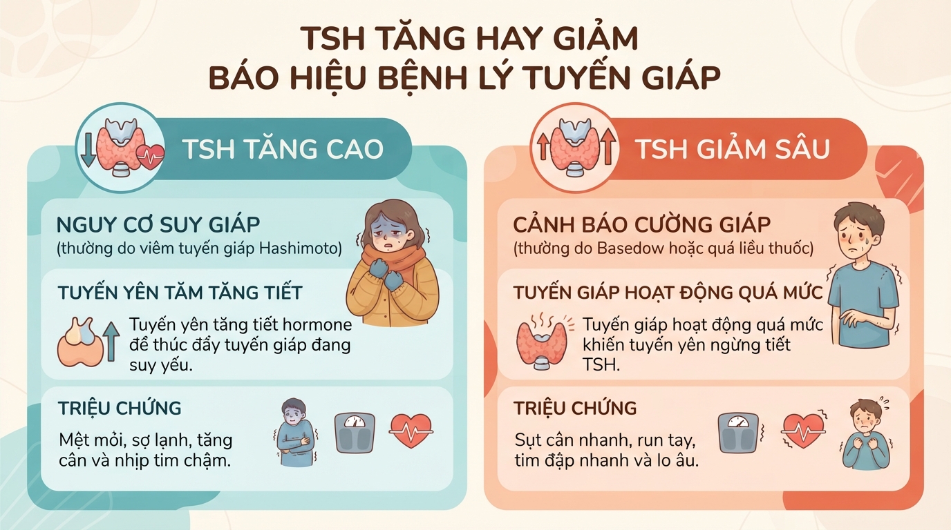 TSH trong xét nghiệm máu là gì? Ý nghĩa chỉ số tuyến giáp
