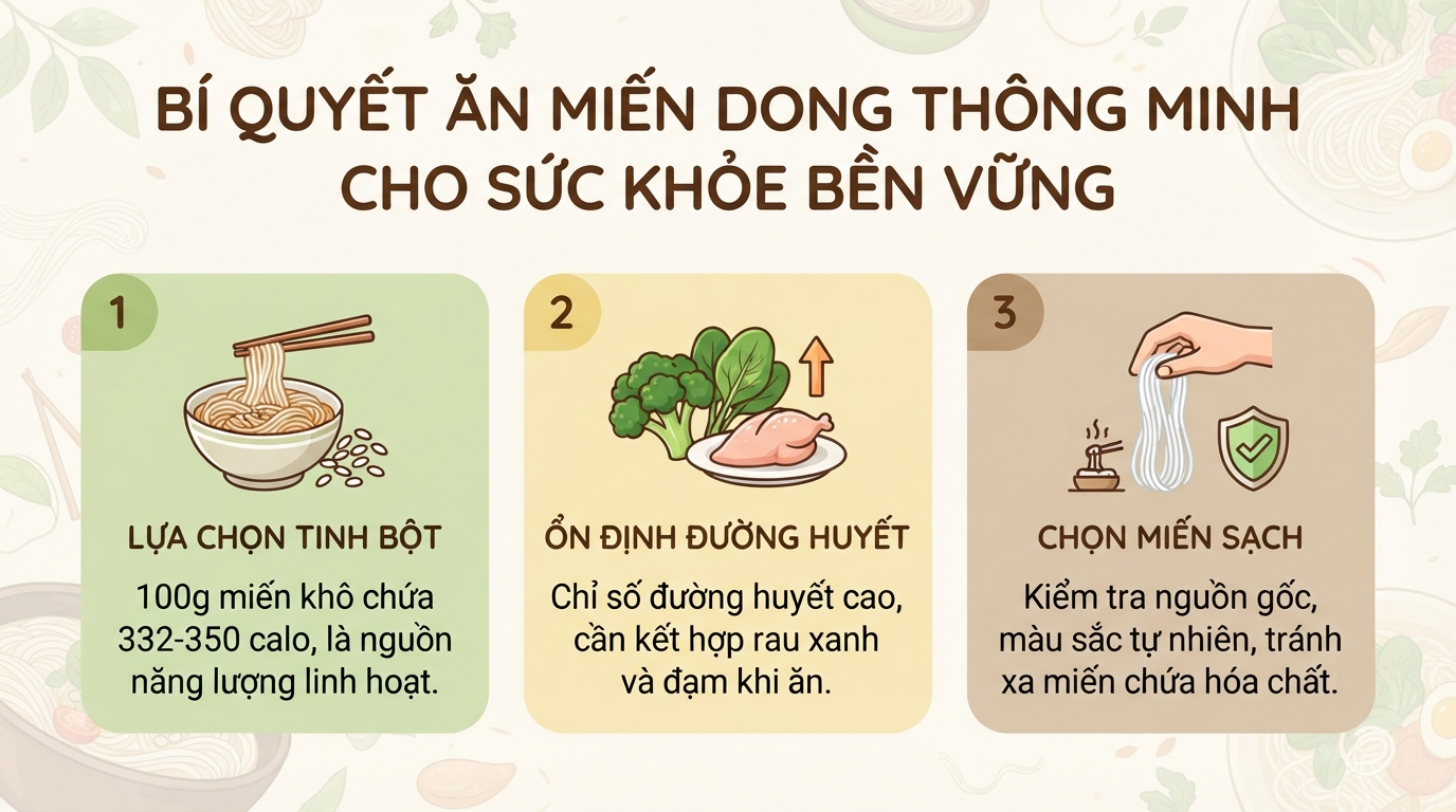 Miến dong bao nhiêu calo? Cách ăn miến dong hỗ trợ giảm cân tại nhà