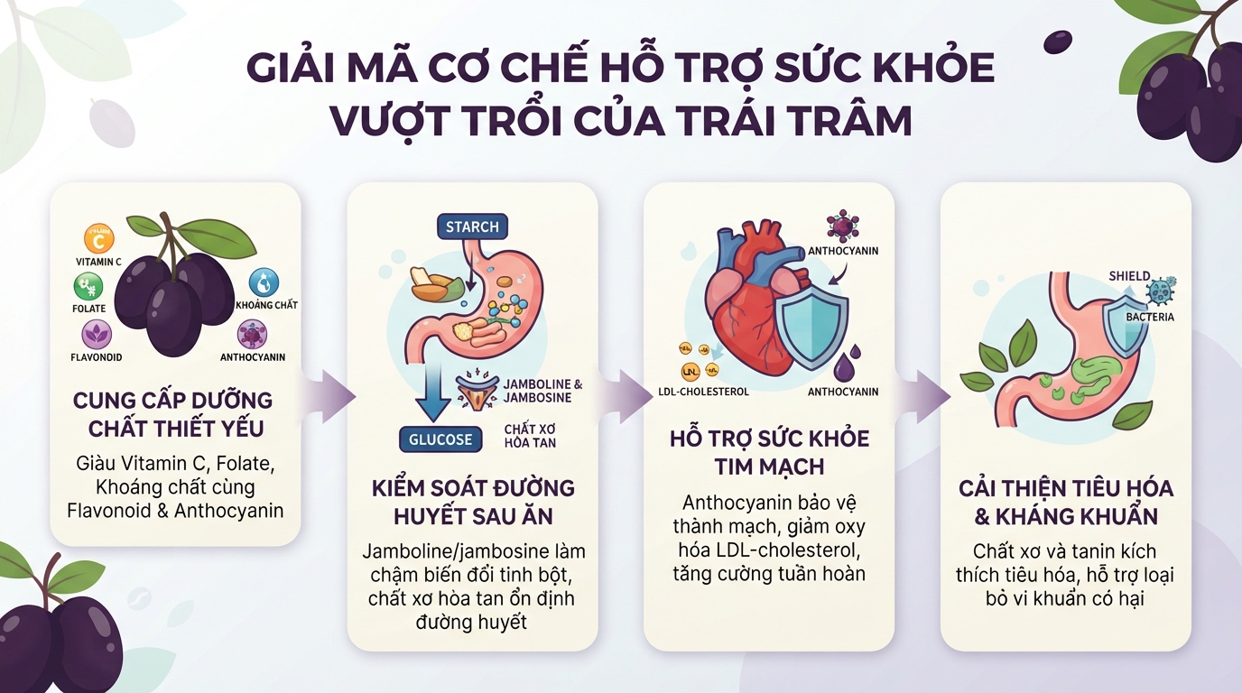 Trái trâm là gì? 5 tác dụng của trái trâm đối với sức khỏe