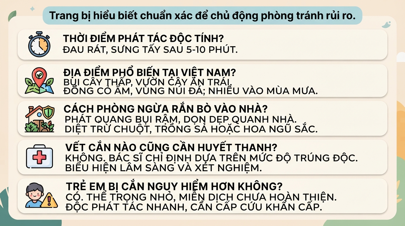 Rắn lục có độc không? Cách phân biệt và sơ cứu khi bị rắn lục cắn