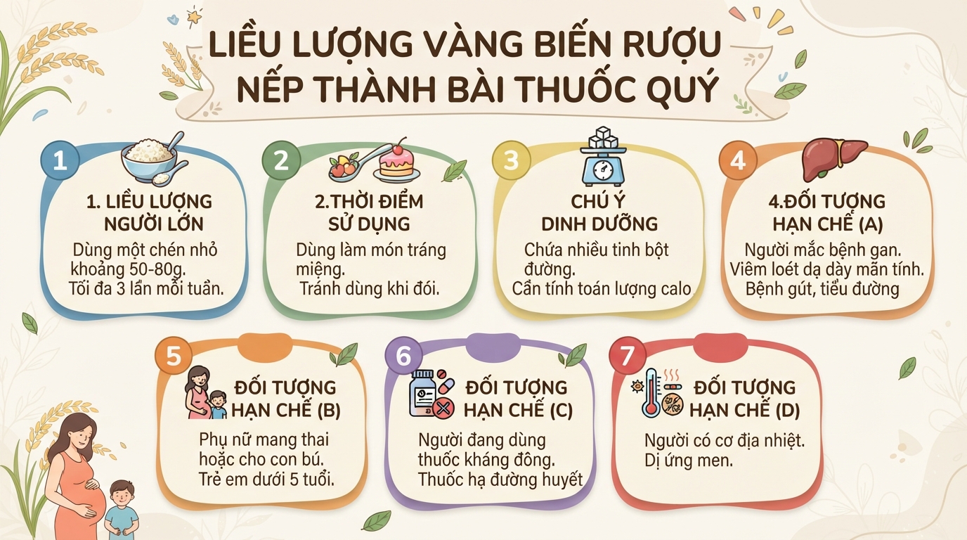 Rượu nếp có tốt không? Công dụng, tác hại và lưu ý khi dùng