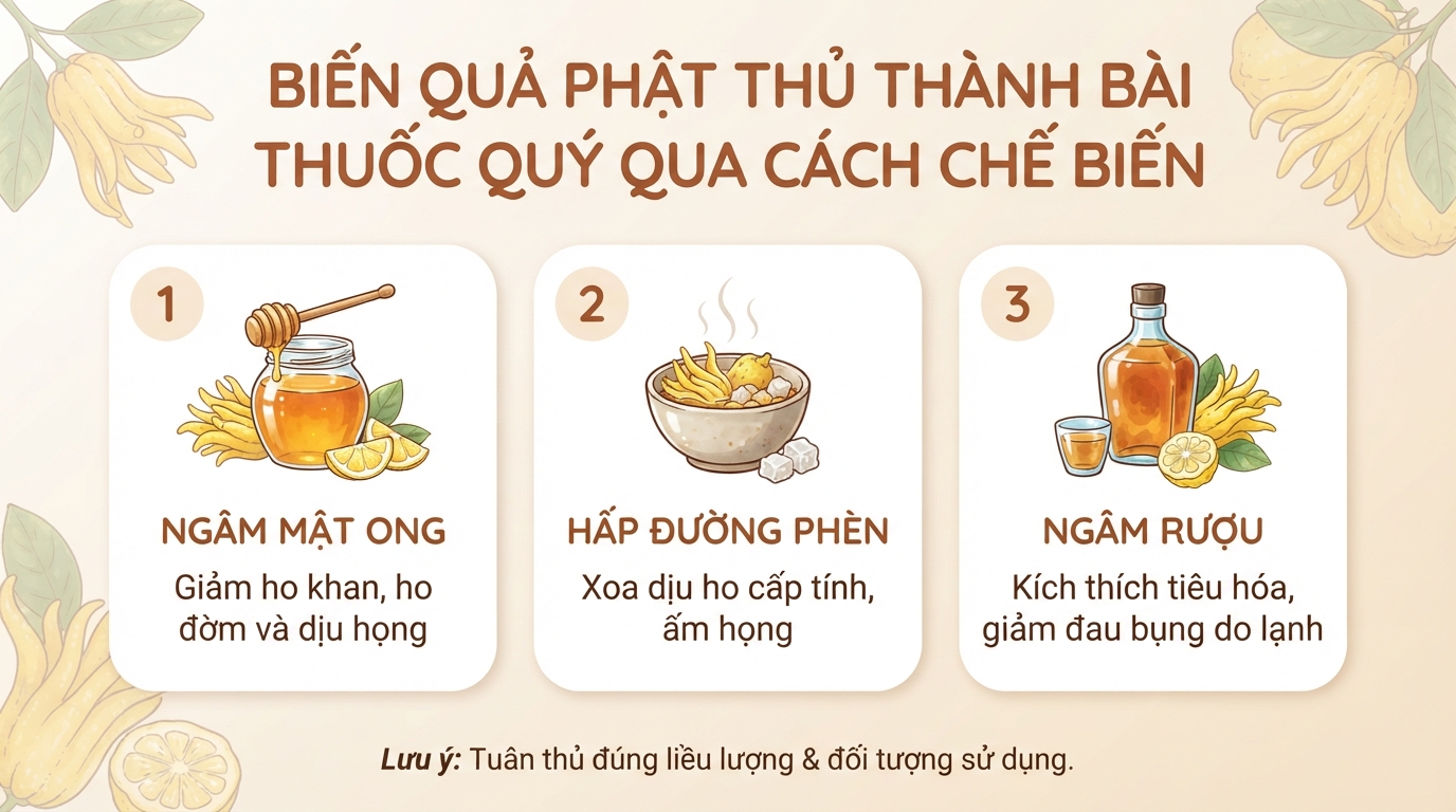 Quả phật thủ có ăn được không? Công dụng và cách sử dụng an toàn