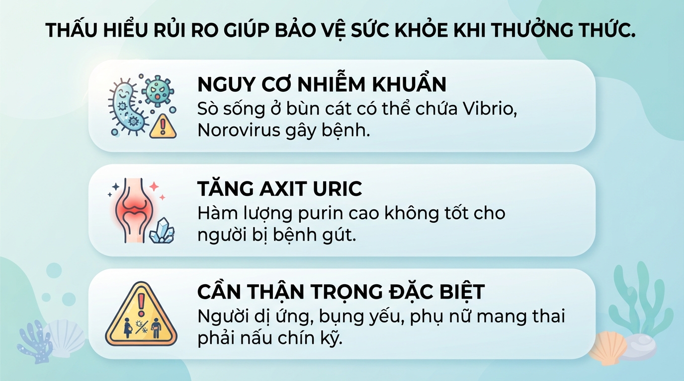 Sò lông có tác dụng gì? Giá trị dinh dưỡng và lưu ý khi ăn