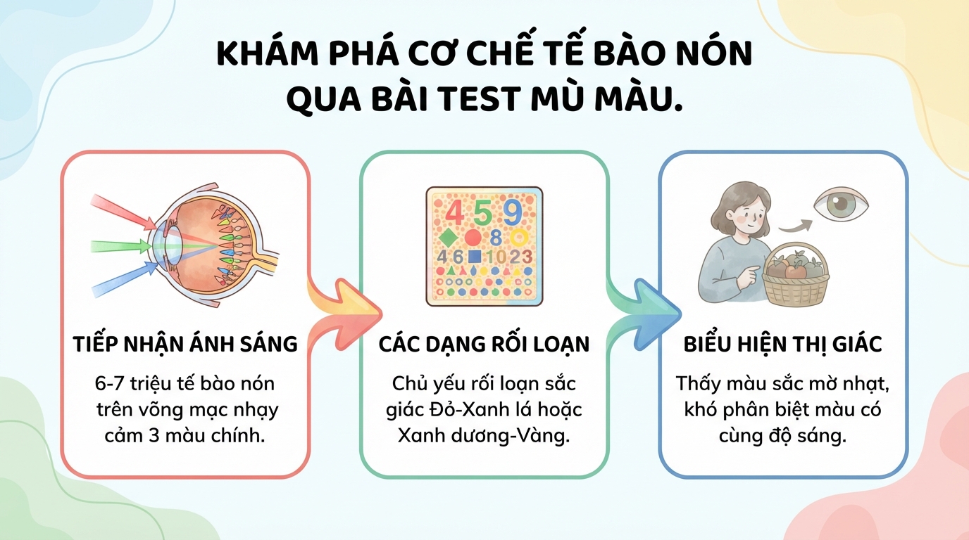 Test mù màu: Hướng dẫn kiểm tra khả năng phân biệt màu sắc