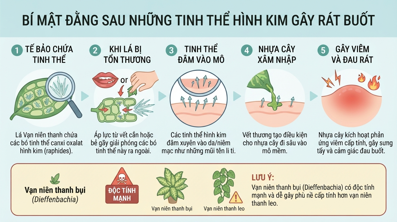 Cây vạn niên thanh có độc không? Cách sơ cứu khi ngộ độc mủ cây