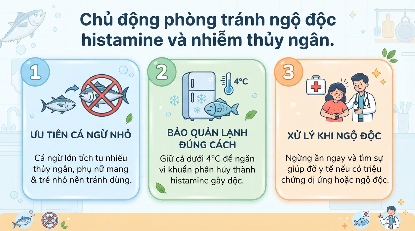Cá ngừ có tác dụng gì? Dinh dưỡng, calo và lưu ý khi ăn