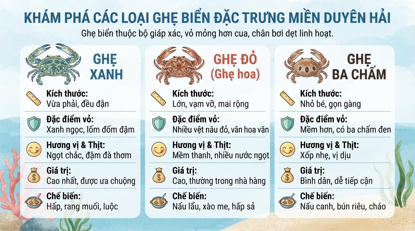 Ghẹ có tác dụng gì? Giá trị dinh dưỡng và lưu ý khi ăn đúng cách