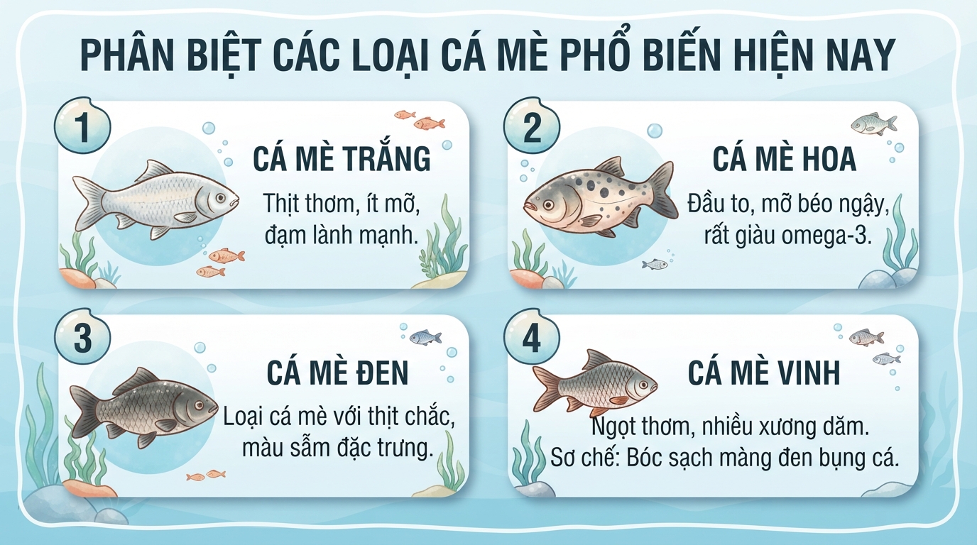 Ăn cá mè có tốt không? Giá trị dinh dưỡng và lưu ý khi ăn