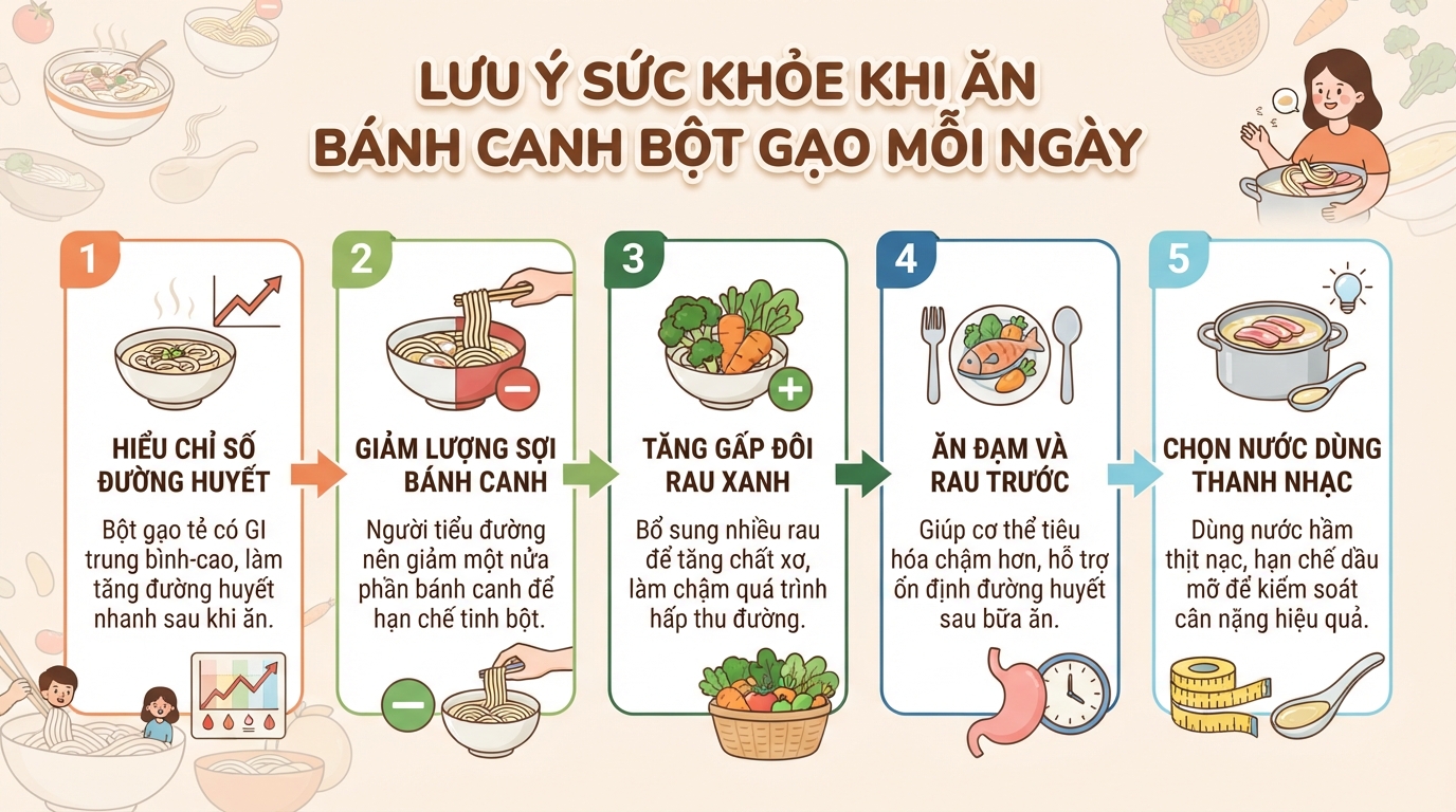Bánh canh bột gạo là gì? Cách làm dai ngon và lưu ý dinh dưỡng