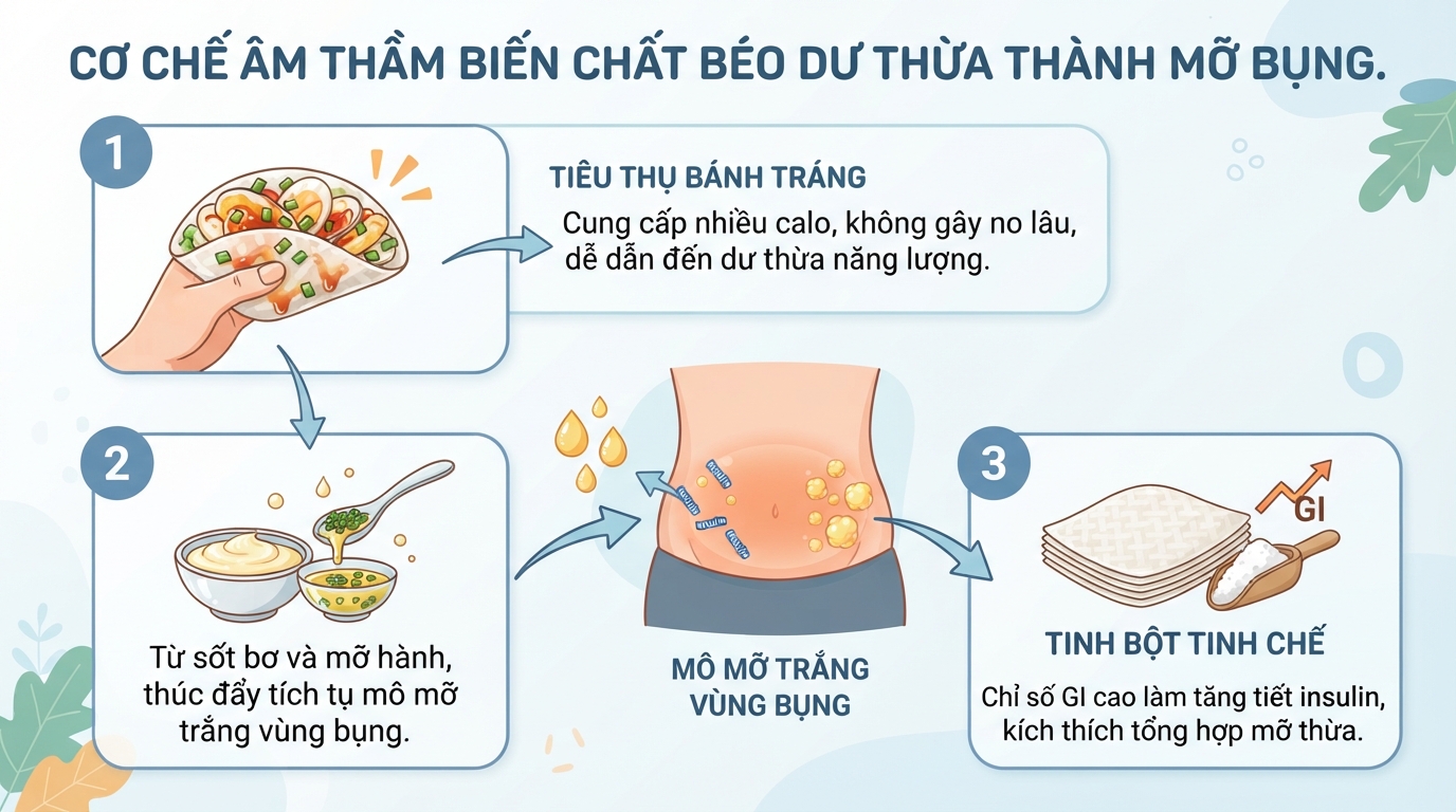 Bánh tráng cuộn bao nhiêu calo? Mẹo ăn bánh tráng cuộn không tăng cân