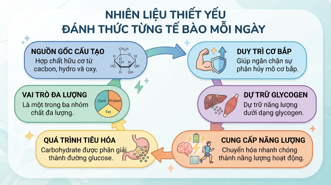 Carb là gì? Phân biệt carb tốt và carb xấu để xây dựng chế độ ăn lành mạnh