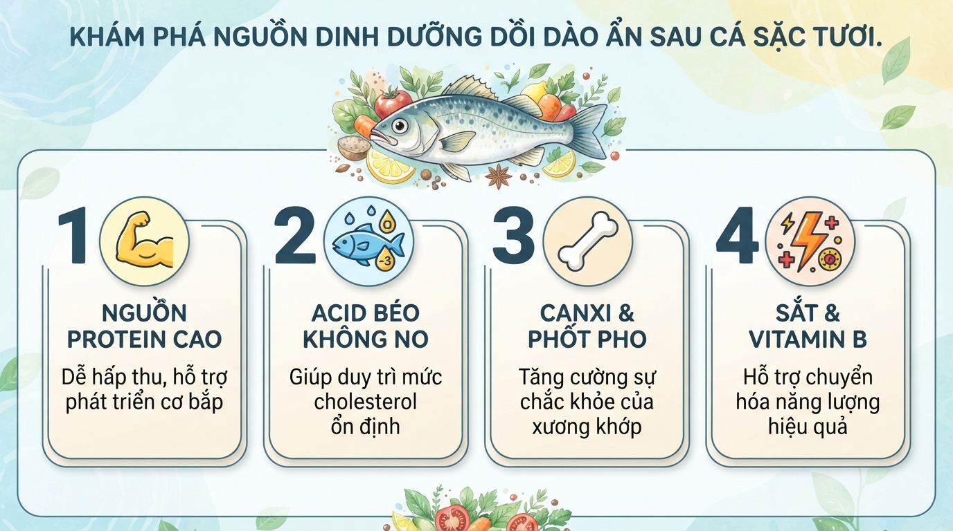 Cá sặc: Đặc điểm dinh dưỡng, tác dụng sức khỏe và cách dùng hợp lý
