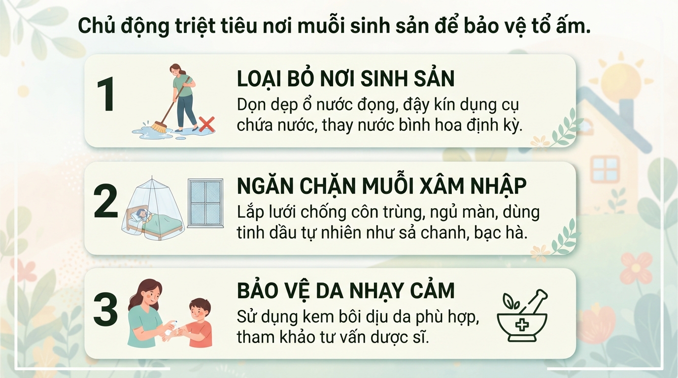 Cách phân biệt muỗi vằn và muỗi thường để phòng tránh sốt xuất huyết