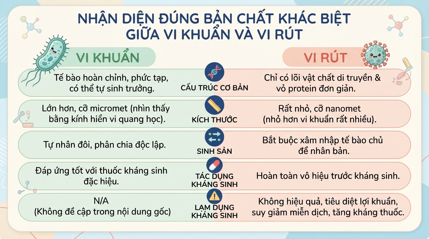 Vi sinh vật là gì? Khám phá vai trò của hệ vi sinh đối với sức khỏe