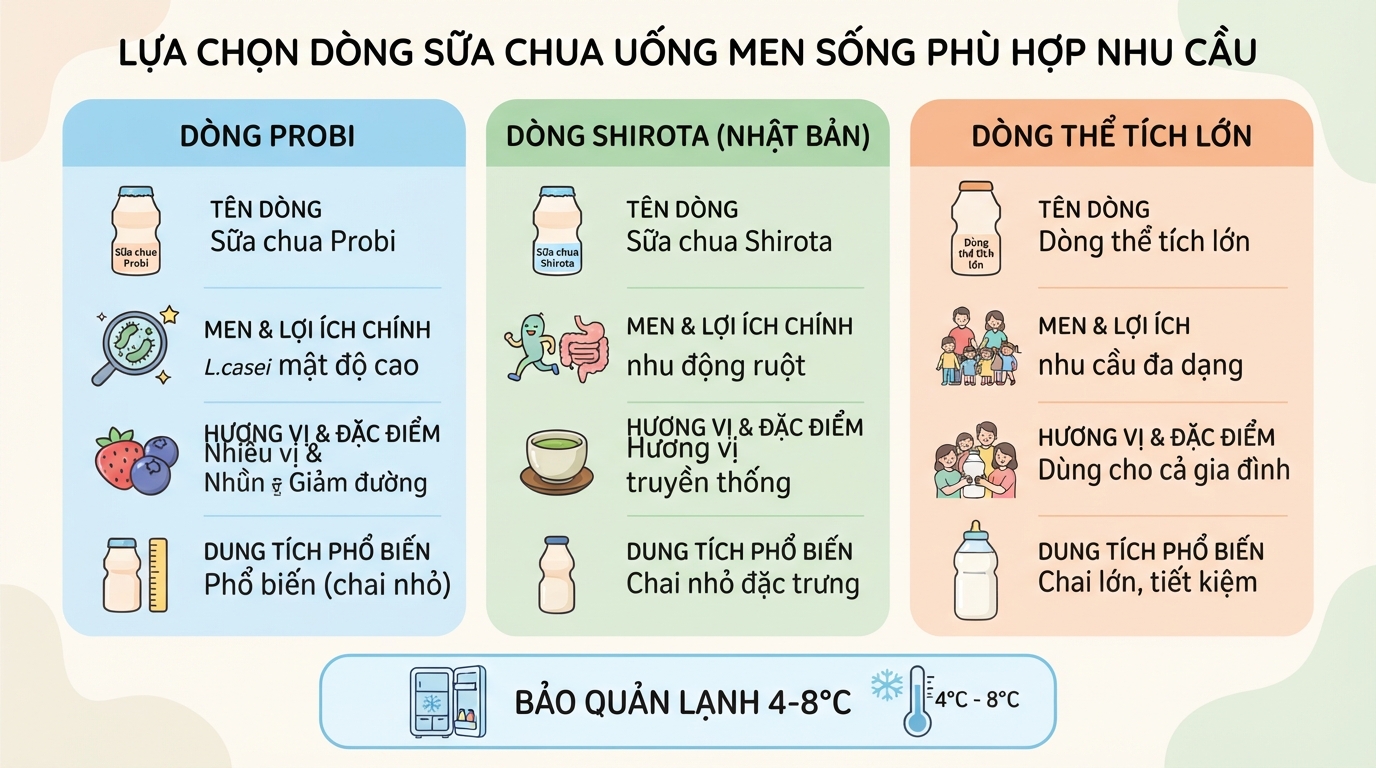 Tác dụng của sữa chua uống men sống và cách dùng cho bé hiệu quả
