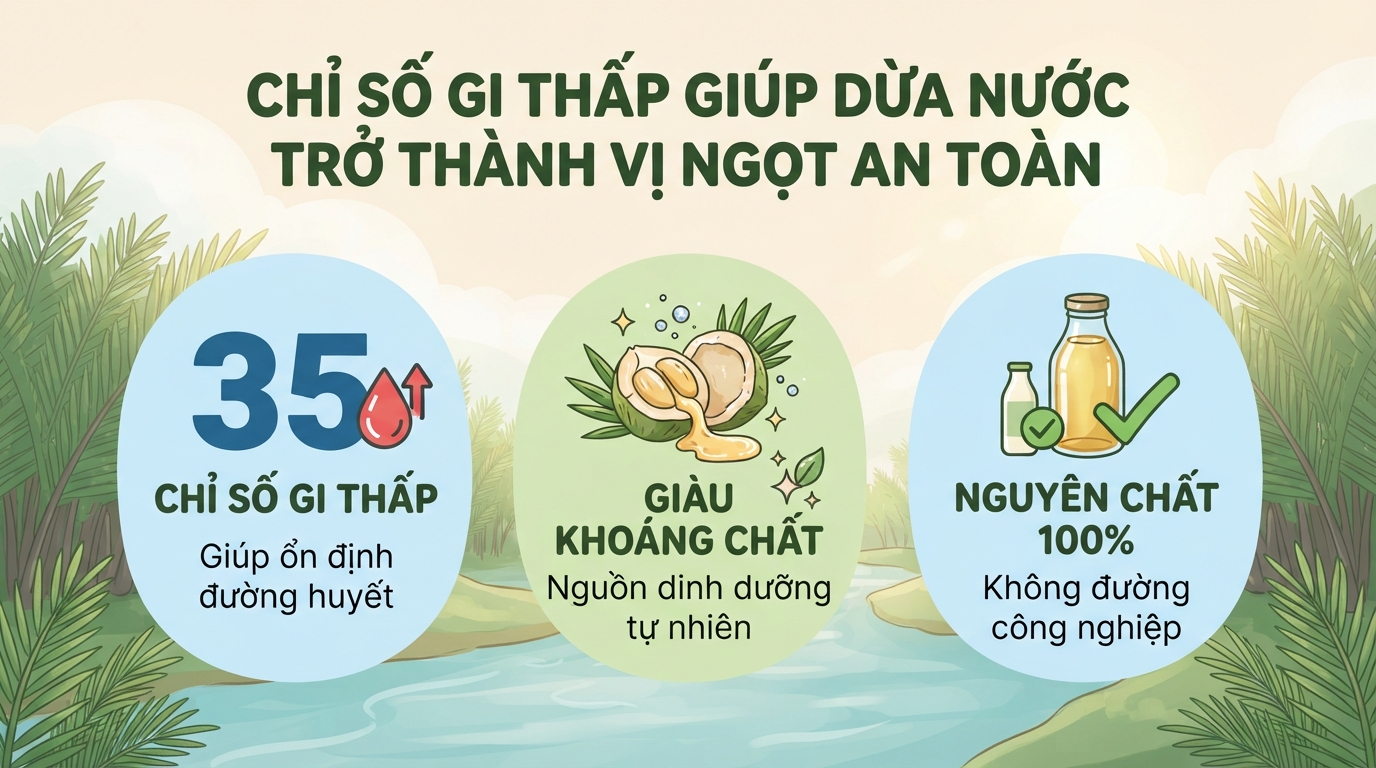 Dừa nước: Giá trị dinh dưỡng, công dụng và lưu ý quan trọng khi dùng