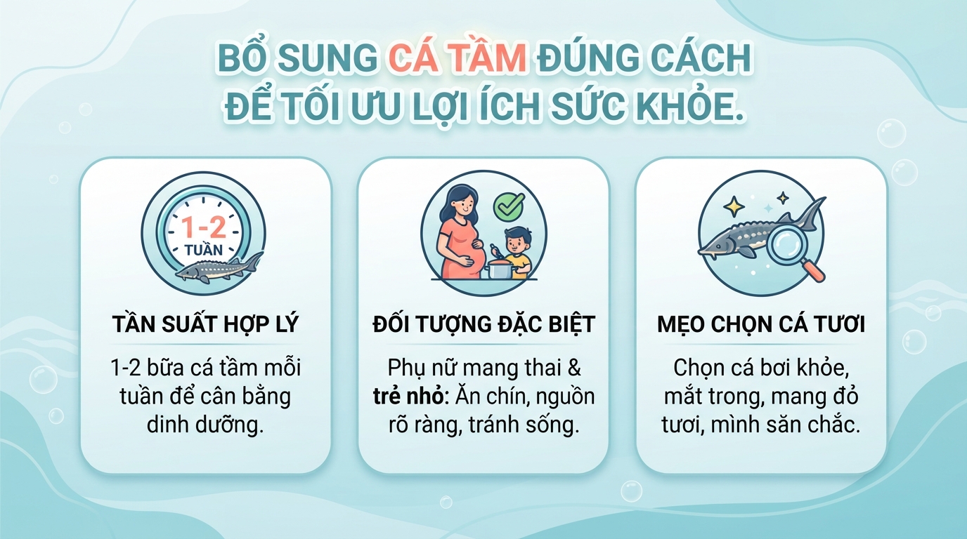 Cá tầm làm món gì ngon? 7 cách chế biến cá tầm bổ dưỡng, chuẩn vị tại nhà