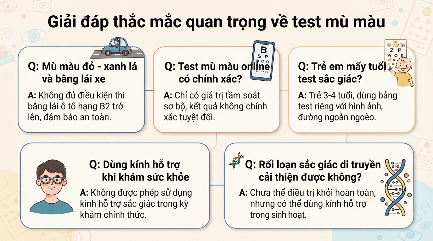 Test mù màu: Hướng dẫn kiểm tra khả năng phân biệt màu sắc