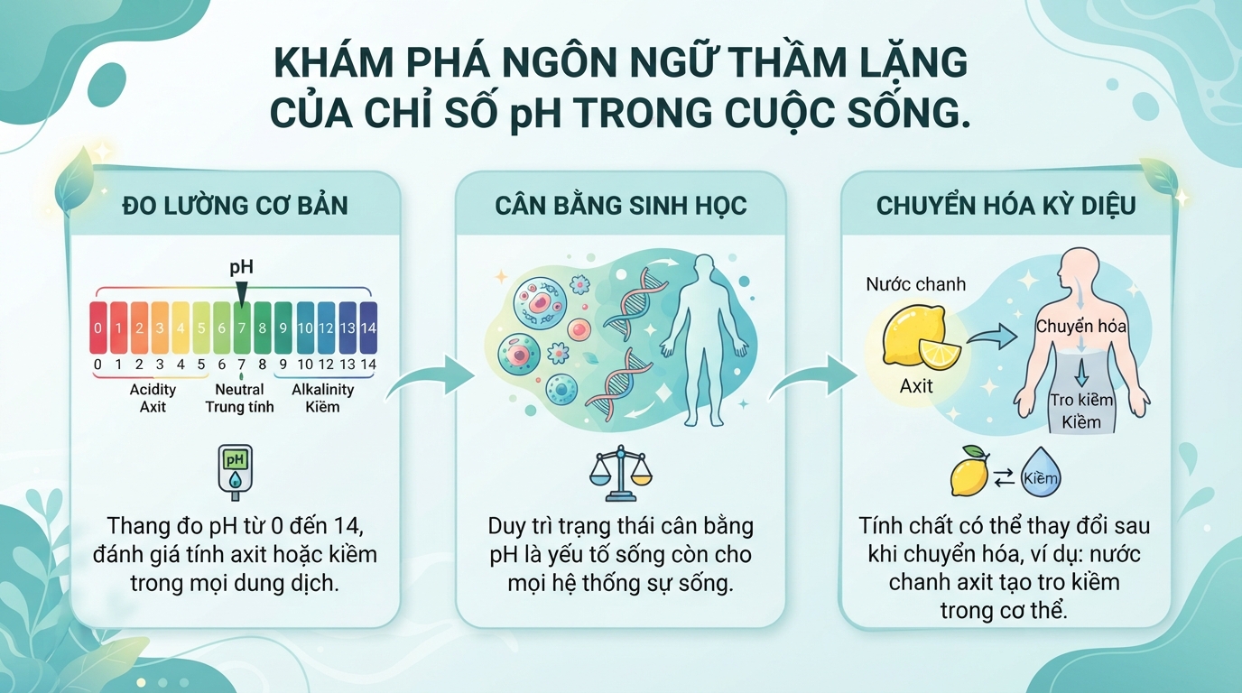 pH là gì? Ý nghĩa với sức khỏe và cách đo chính xác