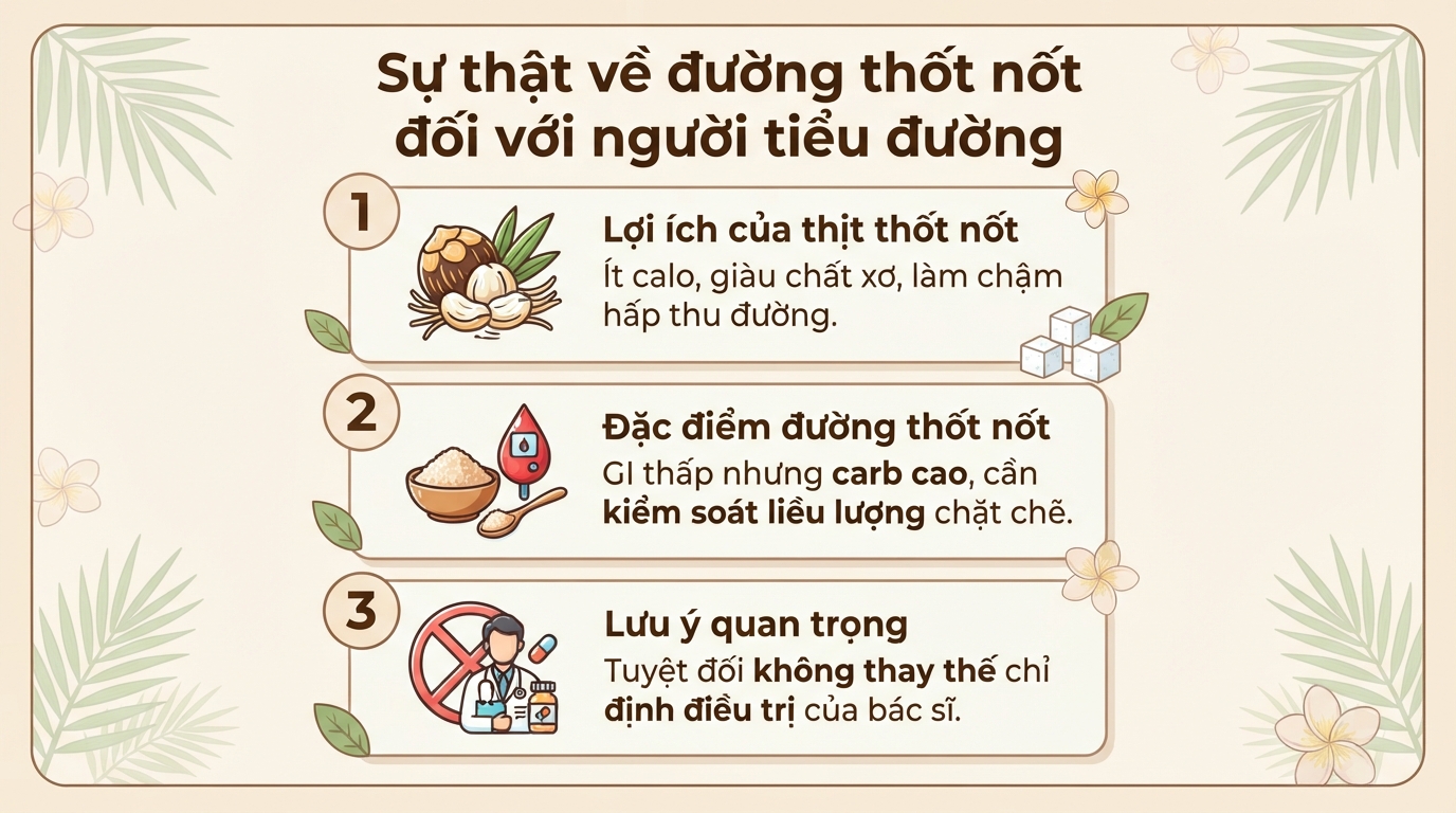 Đường thốt nốt có tốt cho người tiểu đường? Cách dùng an toàn