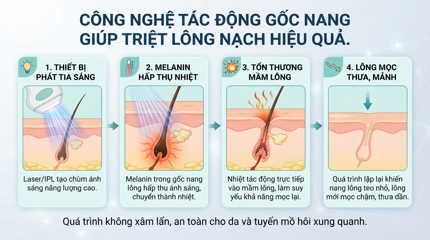 Có nên triệt lông nách không? Cách thực hiện an toàn