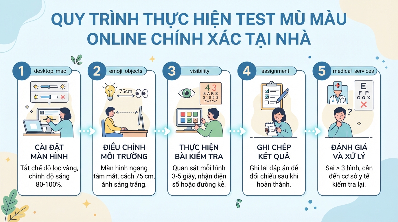 Test mù màu: Hướng dẫn kiểm tra khả năng phân biệt màu sắc