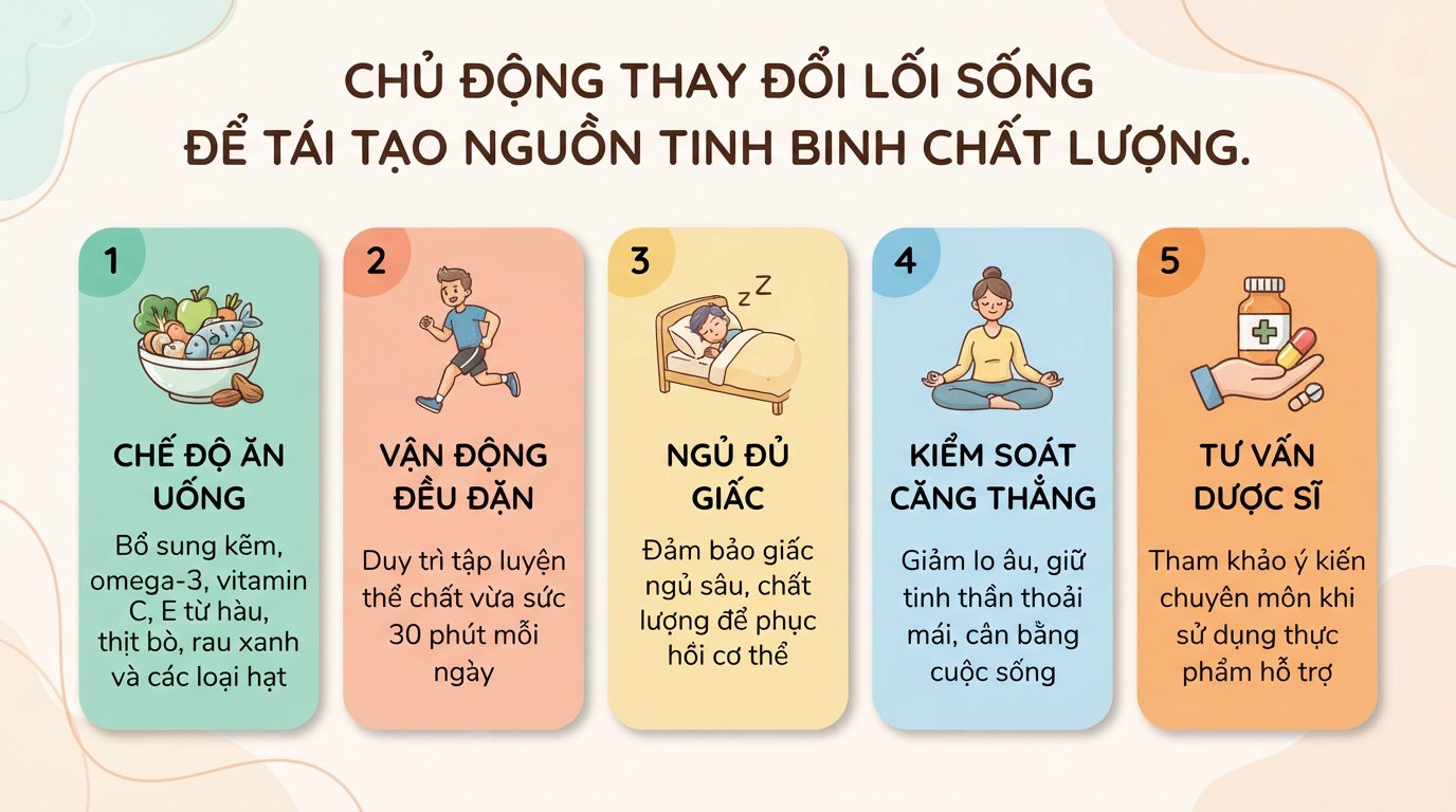 Tinh trùng là gì? Dấu hiệu nhận biết tinh trùng khỏe mạnh ở nam giới