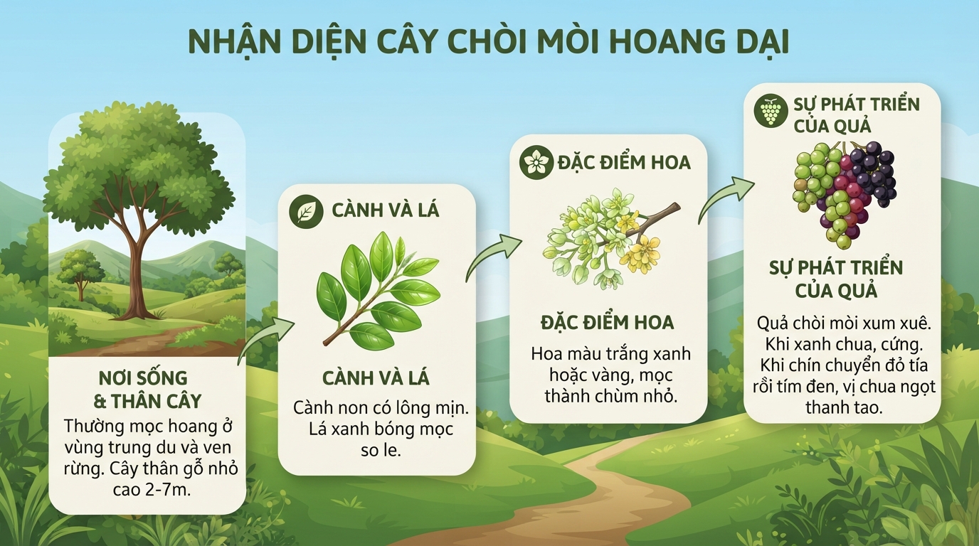 Cây chòi mòi có tác dụng gì? Công dụng và lưu ý sức khỏe khi sử dụng