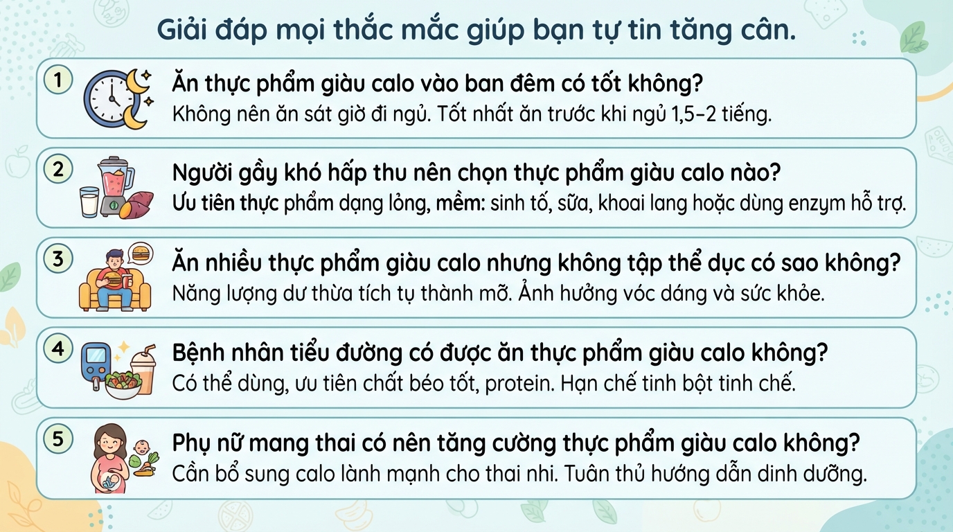 Top 12 các loại thực phẩm giàu calo lành mạnh giúp tăng cân khoa học