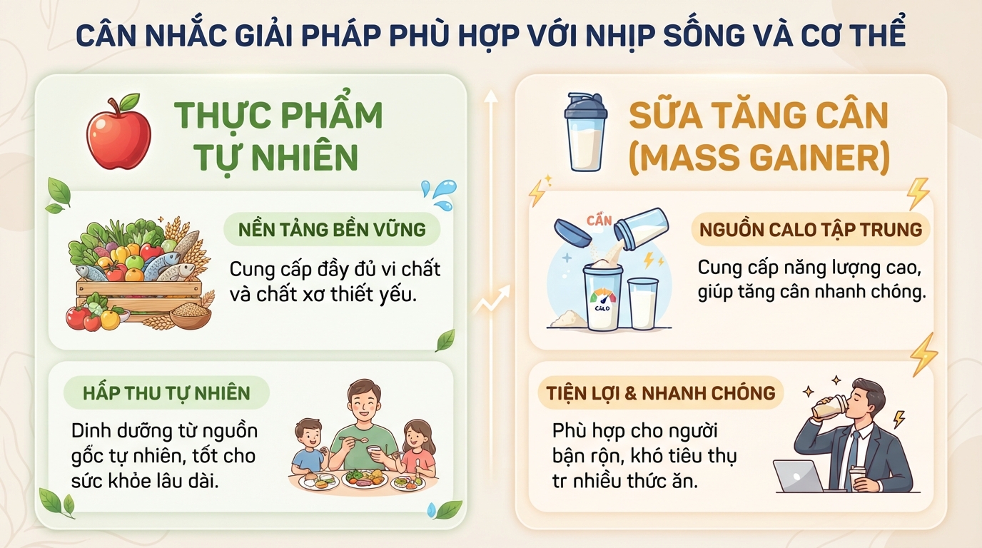 Top 12 các loại thực phẩm giàu calo lành mạnh giúp tăng cân khoa học