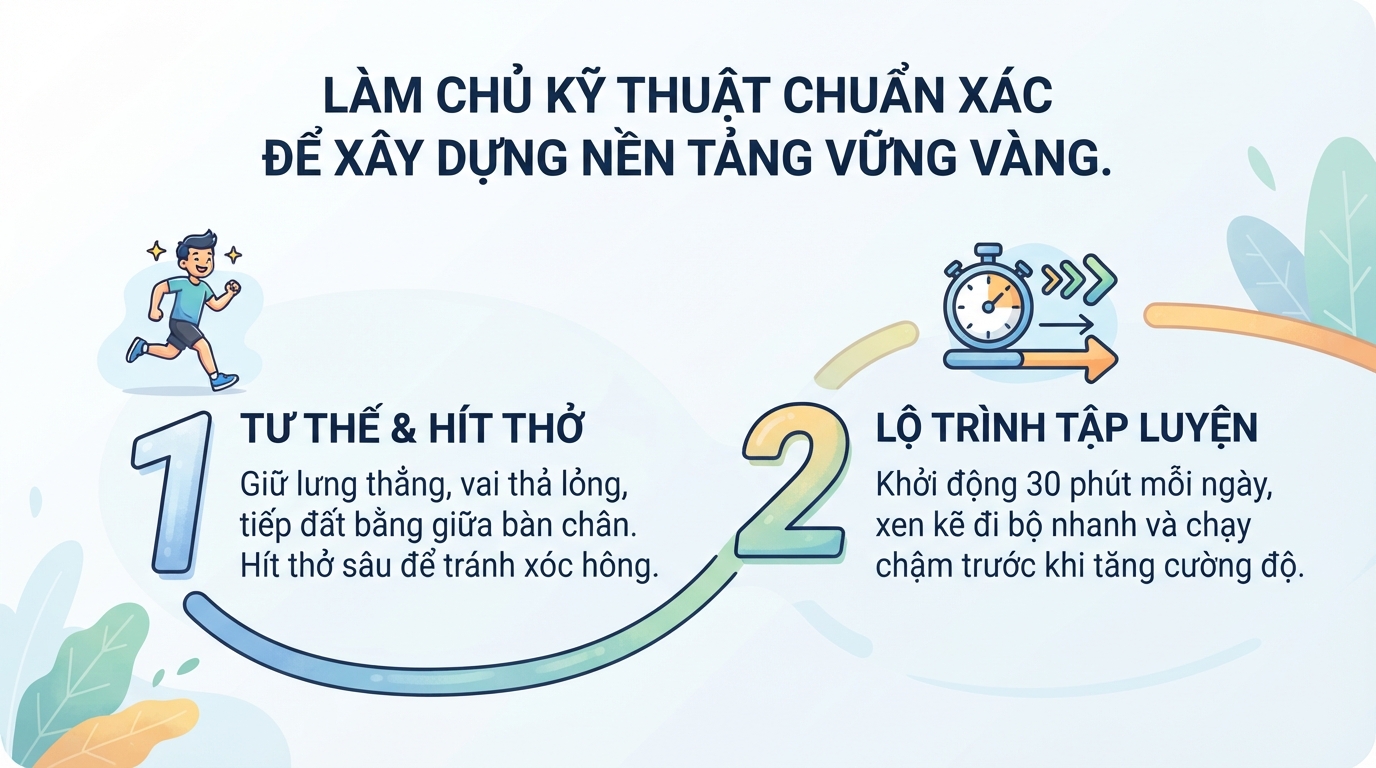 Chạy bộ: 10 lợi ích sức khỏe và hướng dẫn tập đúng cách hiệu quả