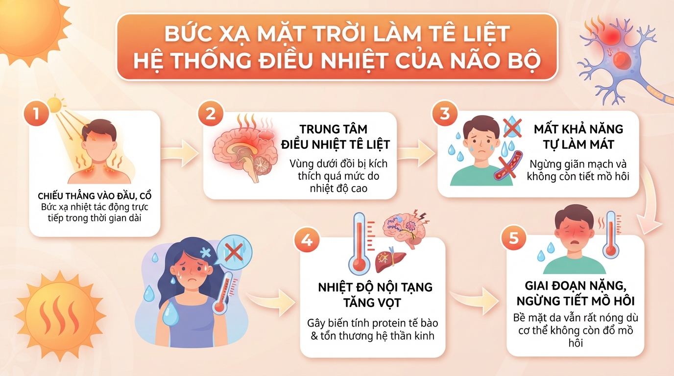 Cảm nắng, say nắng là gì? Dấu hiệu, sơ cứu và cách phòng ngừa
