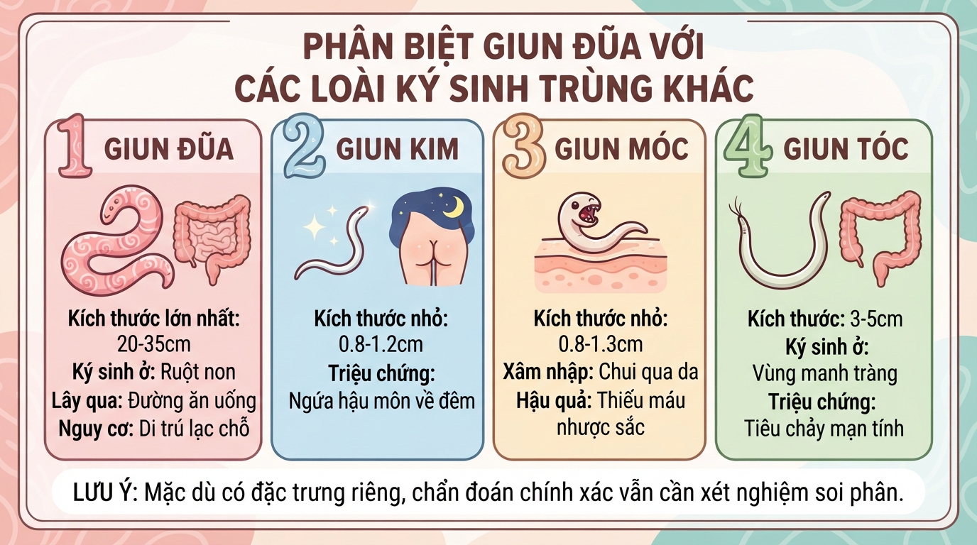 Giun đũa là gì? Dấu hiệu nhiễm, biến chứng và cách phòng ngừa