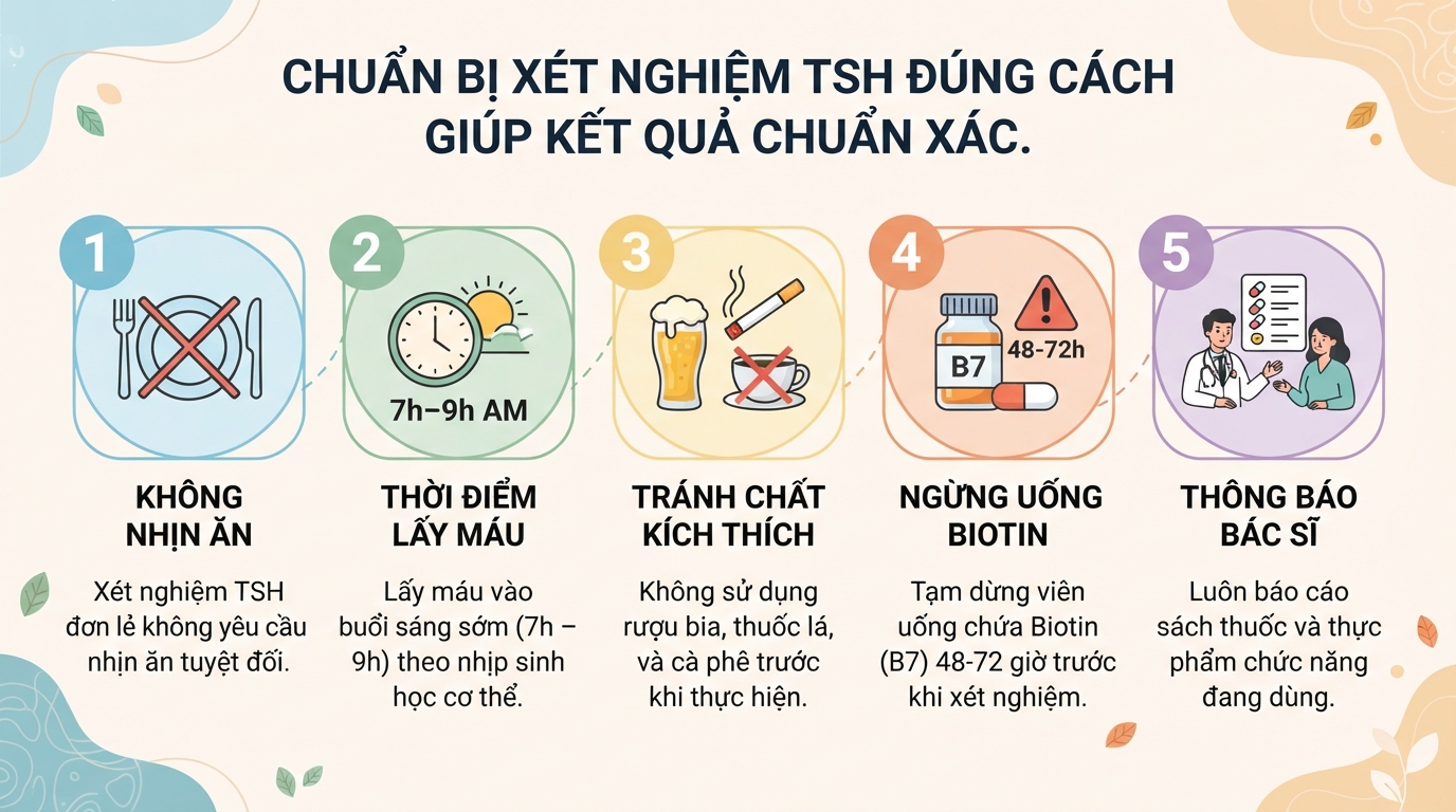 TSH trong xét nghiệm máu là gì? Ý nghĩa chỉ số tuyến giáp