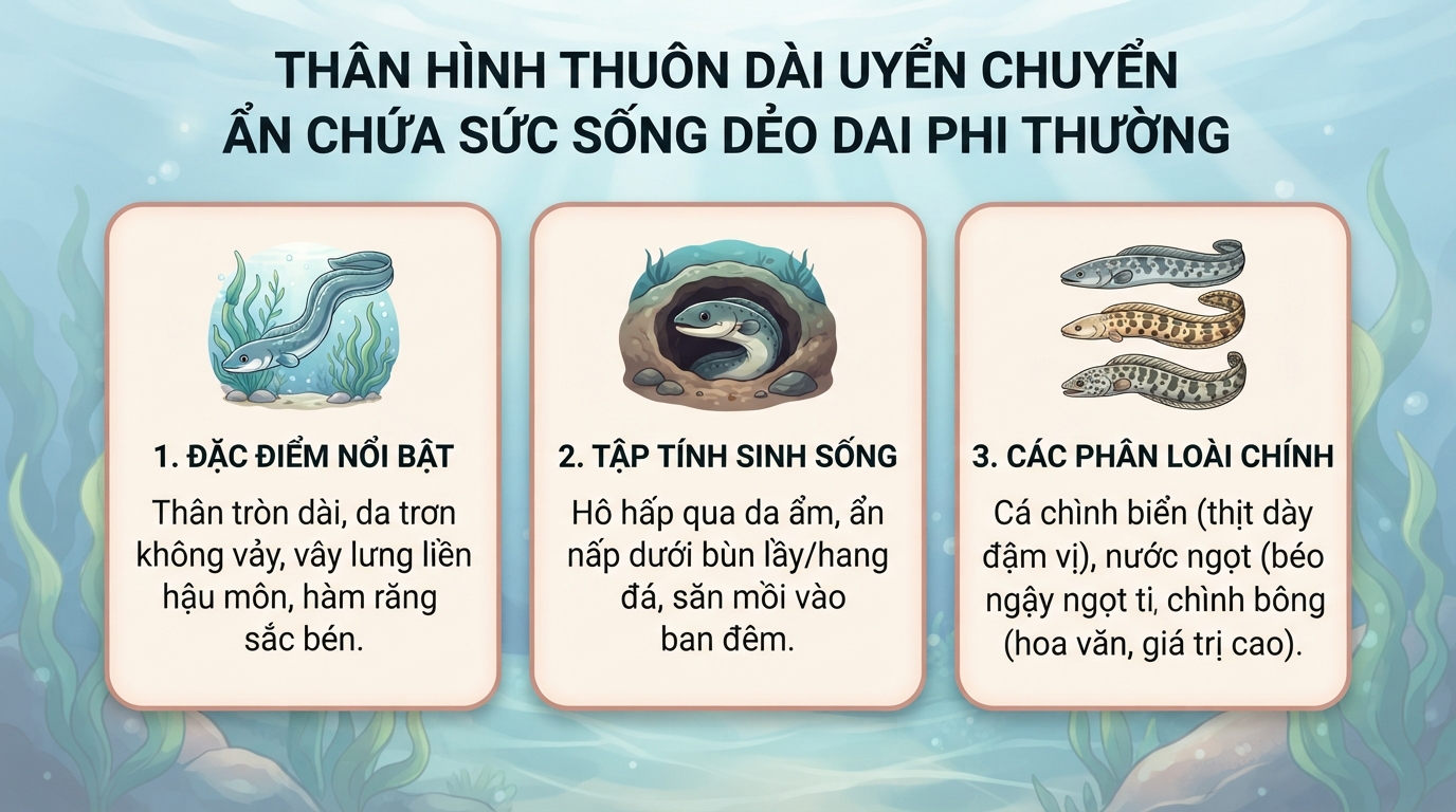 Cá chình: Dinh dưỡng, lợi ích sức khỏe và những lưu ý an toàn