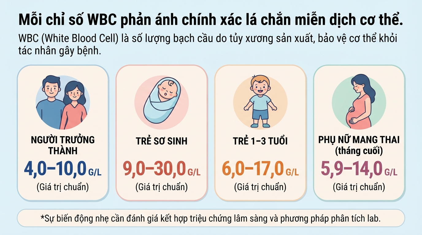 WBC trong xét nghiệm máu là gì? Ý nghĩa chỉ số và khi nào cần đi khám