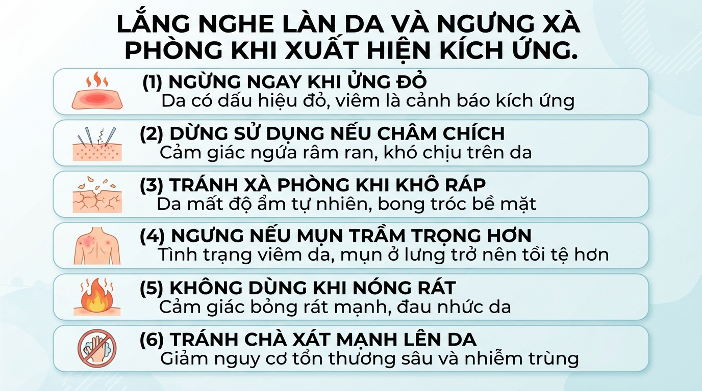 Xà phòng tắm và rửa tay: Tác dụng, phân loại và cách chọn phù hợp