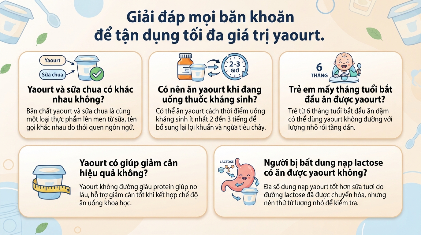 Yaourt là gì? Giá trị dinh dưỡng, lợi ích và cách sử dụng hợp lý