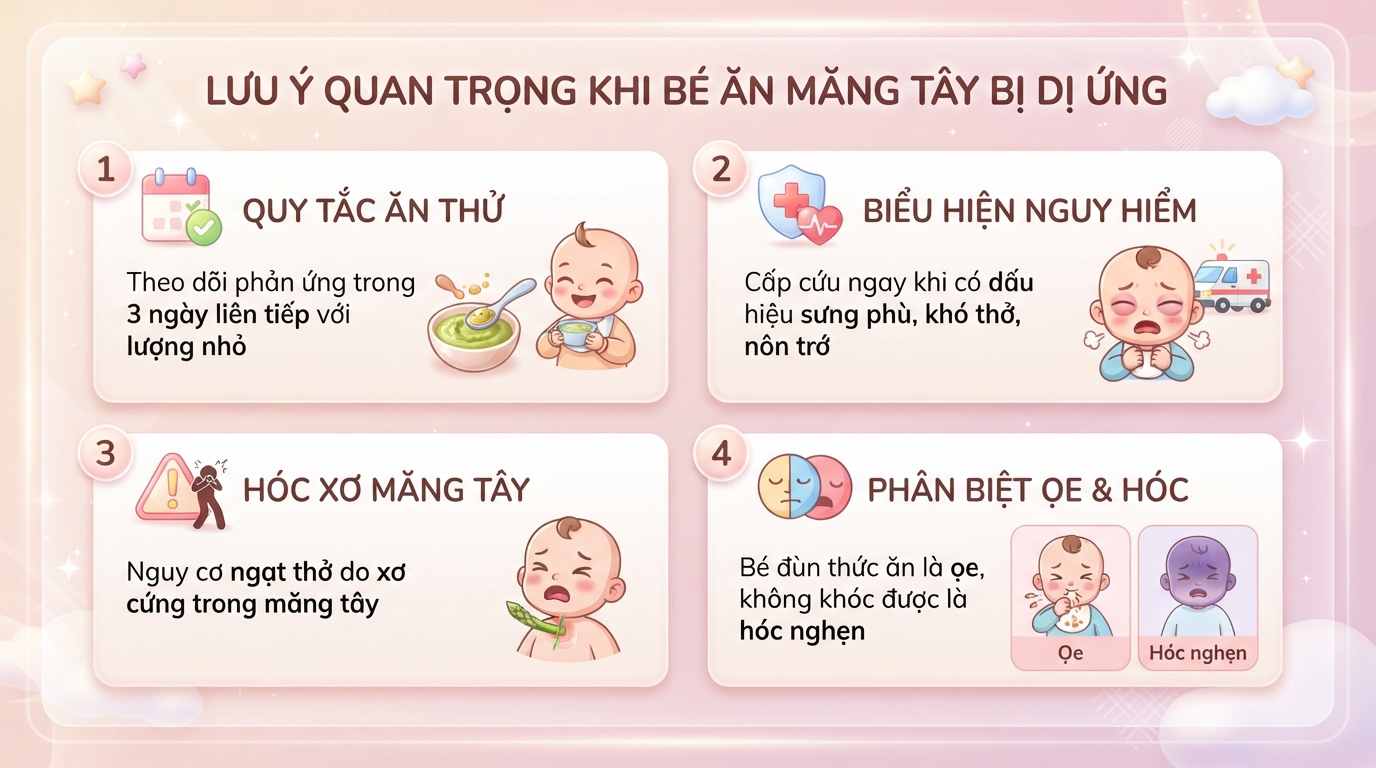 Bé mấy tháng ăn được măng tây và cách chế biến an toàn cho trẻ tại nhà