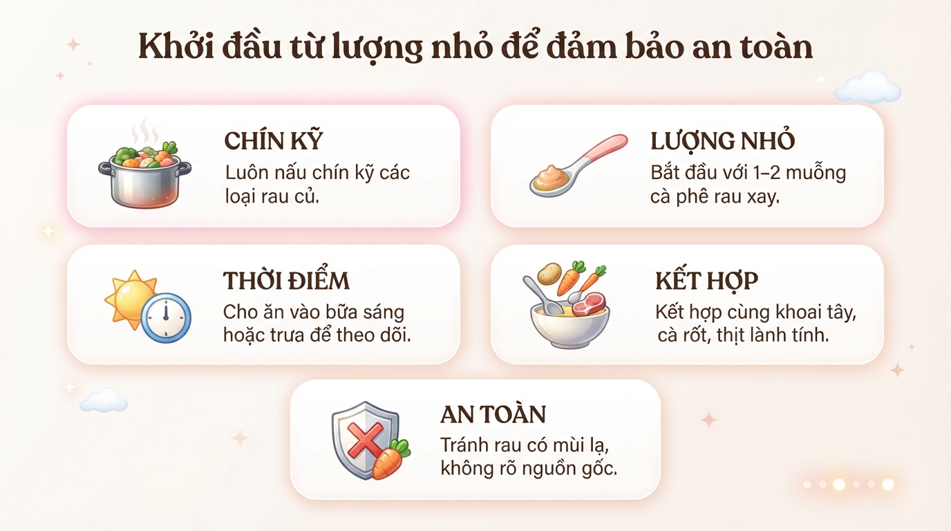 Bé mấy tháng ăn được rau muống? Lợi ích, cách chế biến lưu ý cho mẹ