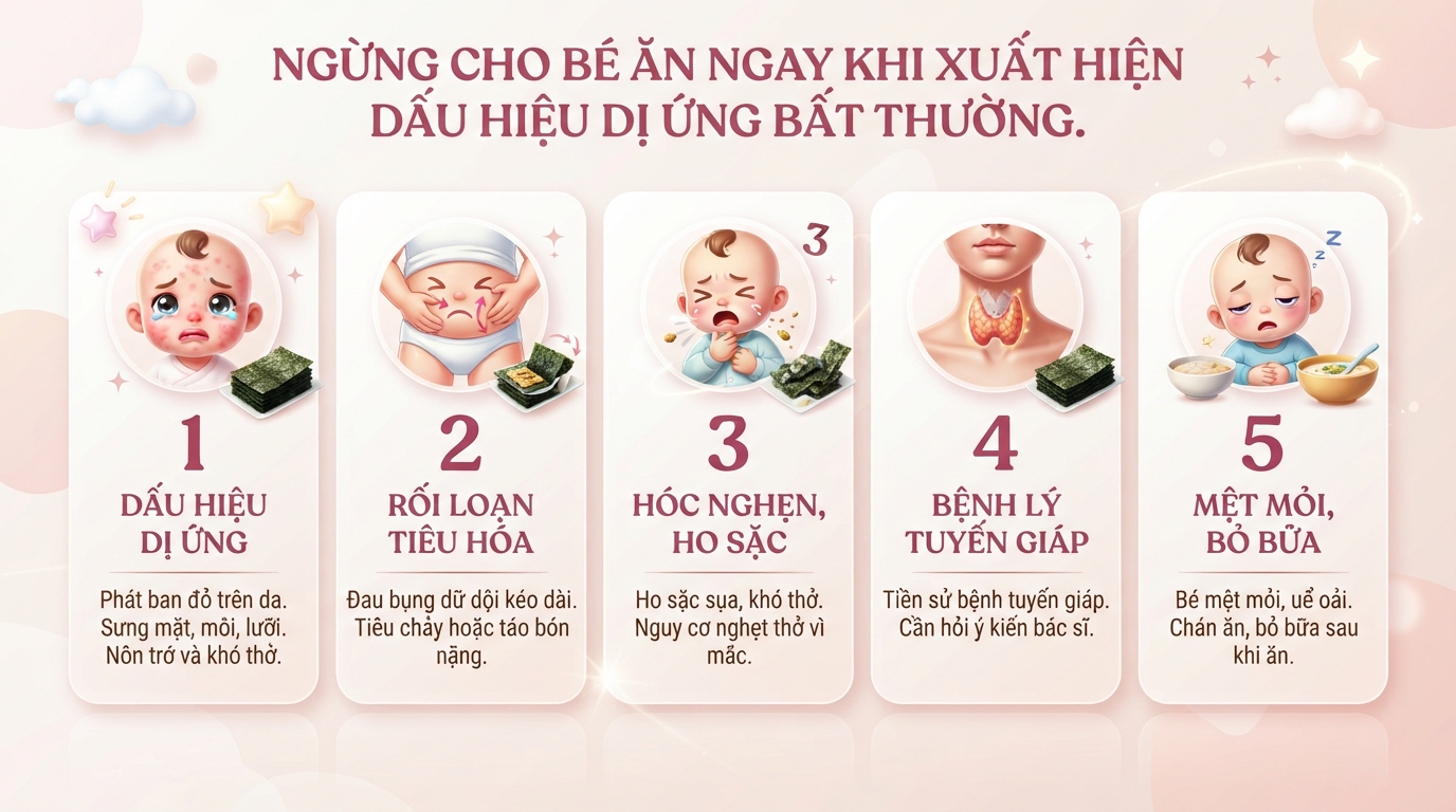 Bé mấy tháng ăn được rong biển? Lợi ích dinh dưỡng, cách chế biến